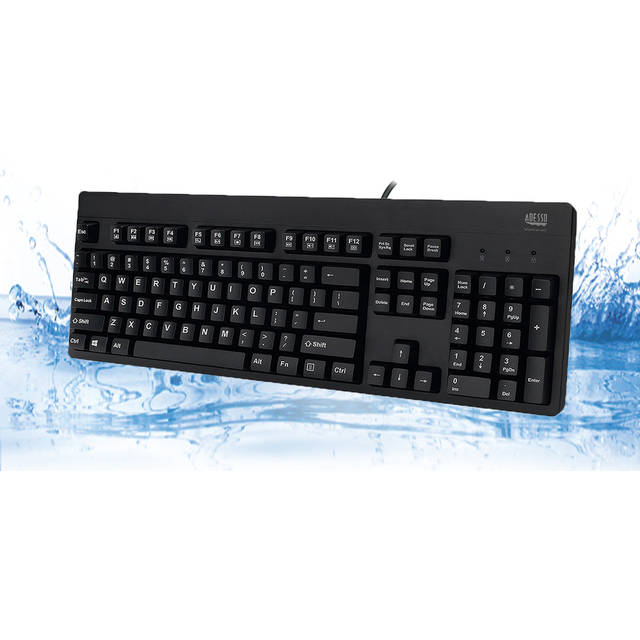 ADESSO AKB-630UB EasyTouch 630UB - Antimicrobial Waterproof Keyboard | AKB-630UB