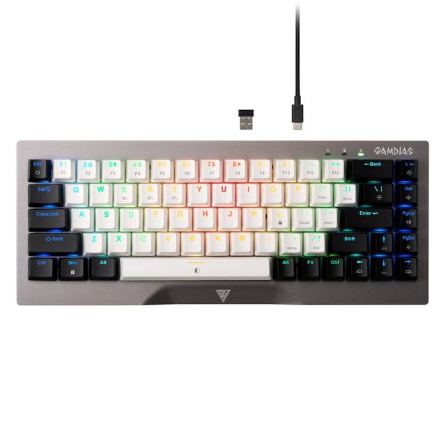 Gamdias GD-HERMES M4 HYBRID WB Wired RGB Gaming Keyboard | GD-HERMES M4 HYBRID WB