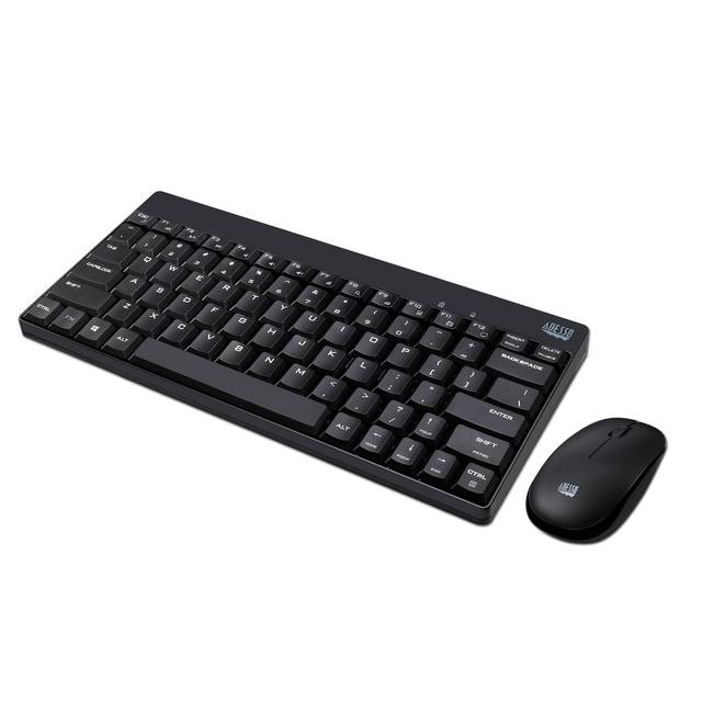 ADESSO WKB-1100CB Wireless Spill Resistant Mini Keyboard and Mouse Combo | WKB-1100CB