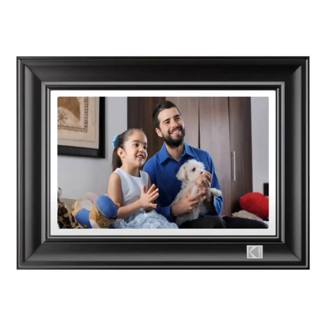 KODAK RWF-127 WOOD 10.1 inch FHD 1920x1200IPS, 2+32GB, reddish black color, Wooden Frame, WiFi Digital Photo Frame | RWF-127 WOOD