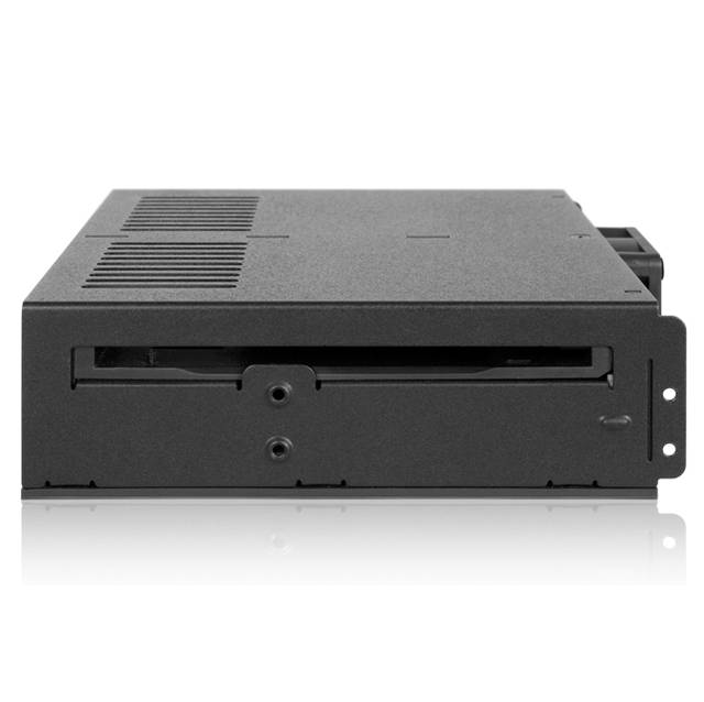 ICY DOCK ExpressCage MB324SP-B 4 Bay 2.5 inch SAS/SATA HDD/SSD Hot Swap Mobile Rack for Single 5.25" Bay (Black) | MB324SP-B