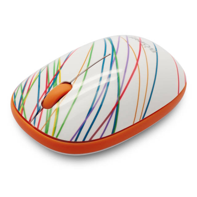 Bornd E220 Wireless 2.4GHz Optical Mouse (Slim-Rainbow) | E220 SLIM-RAINBOW