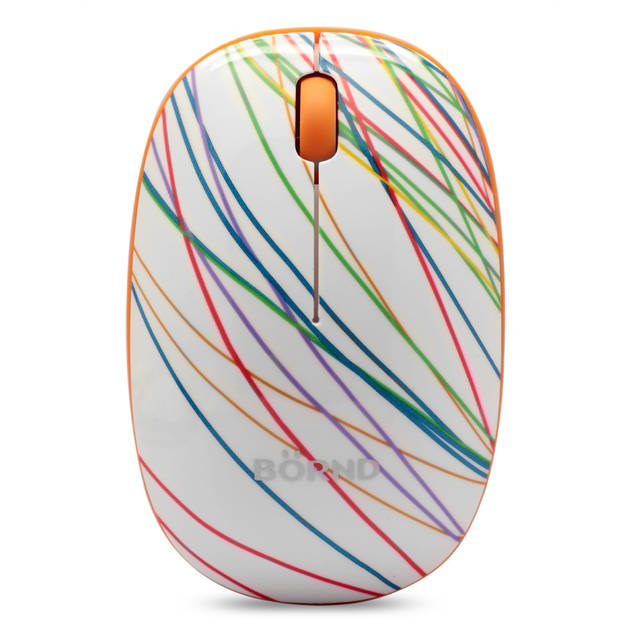Bornd E220 Wireless 2.4GHz Optical Mouse (Slim-Rainbow) | E220 SLIM-RAINBOW