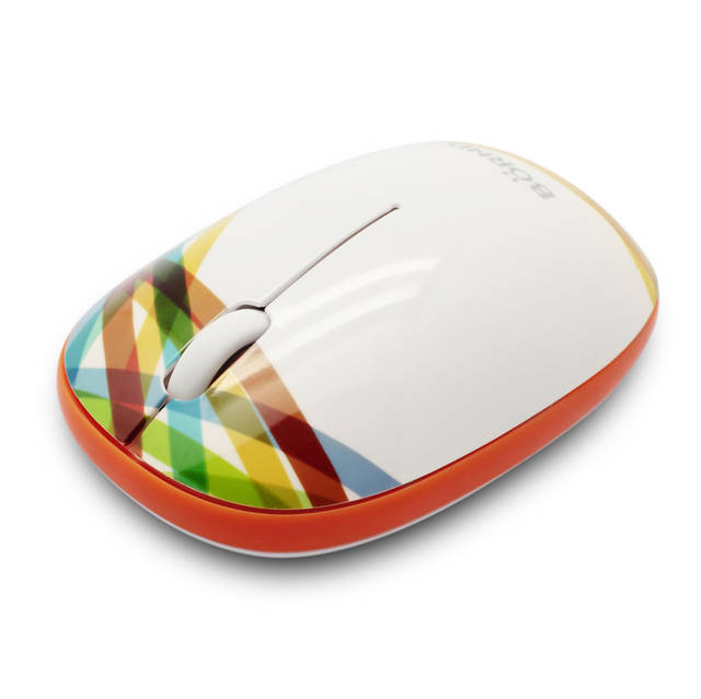 Bornd E220 Wireless 2.4Ghz Optical Mouse (Wide-Rainbow) | E220 WIDE-RAINBOW