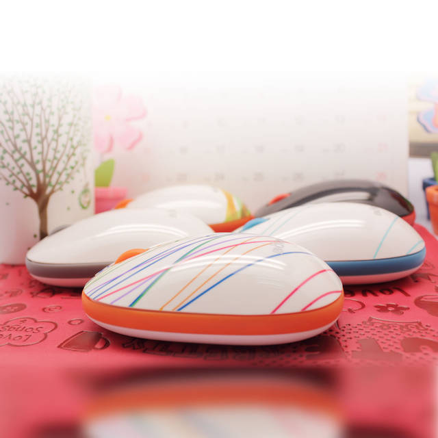 Bornd E220 Wireless 2.4Ghz Optical Mouse (Wide-Rainbow) | E220 WIDE-RAINBOW