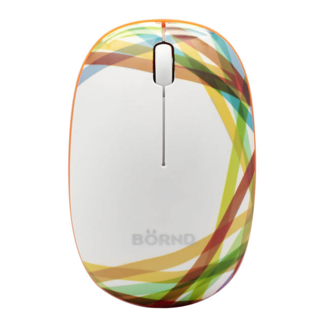 Bornd E220 Wireless 2.4Ghz Optical Mouse (Wide-Rainbow) | E220 WIDE-RAINBOW