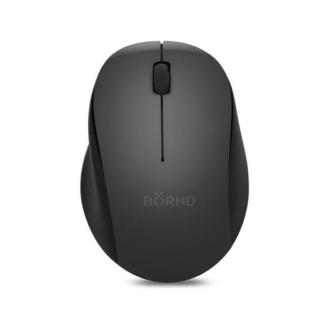 Bornd M120 Wireless 2.4G Optical Ultra-Silent Mouse (Dark Gray) | M120 DARK GRAY