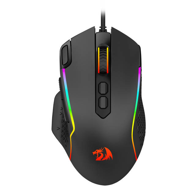 REDRAGON Ardal M615 gaming mouse, with RGB streaming lights, 8 buttons, 7200 DPI, multifunctional software | M615