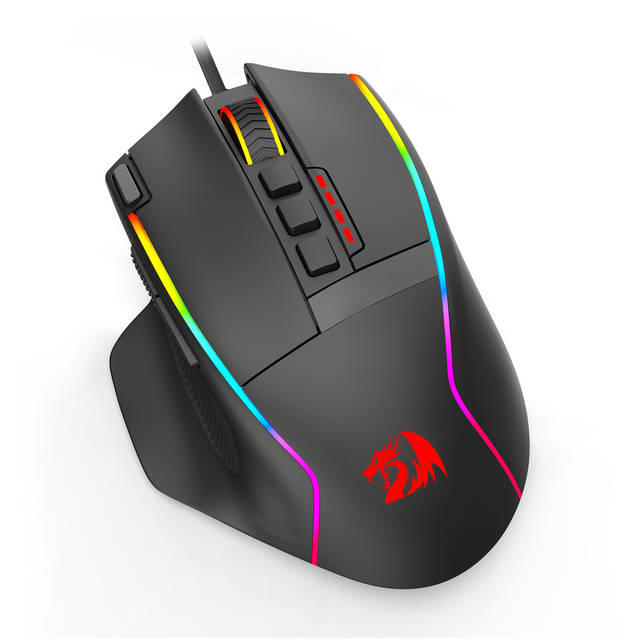 Redragon SWAIN M915 Wired Gaming Mouse, 9 programmable button with quick fire button Dynamic RGB backlight, 26000DPI | M915