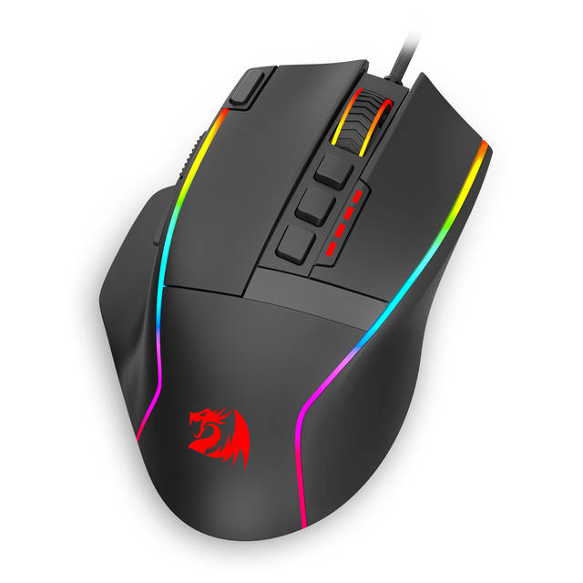 Redragon SWAIN M915 Wired Gaming Mouse, 9 programmable button with quick fire button Dynamic RGB backlight, 26000DPI | M915