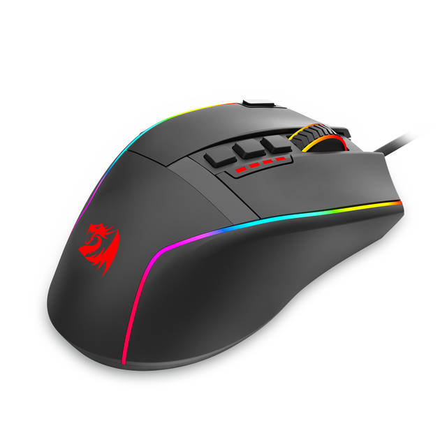 Redragon SWAIN M915 Wired Gaming Mouse, 9 programmable button with quick fire button Dynamic RGB backlight, 26000DPI | M915