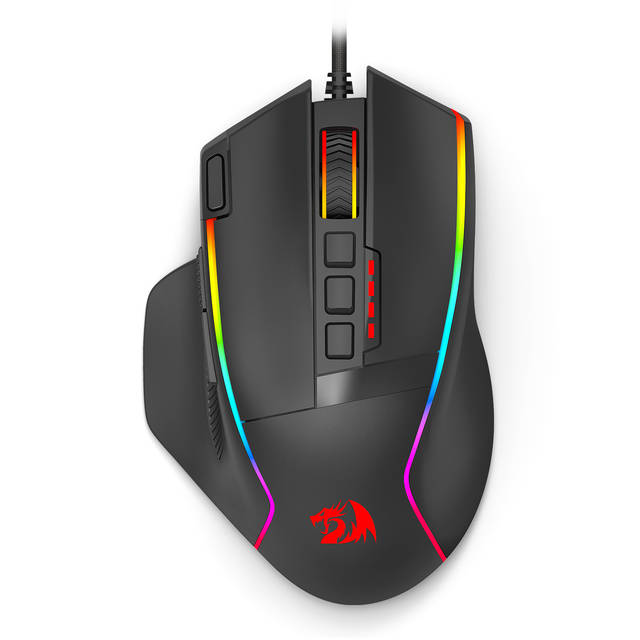 Redragon SWAIN M915 Wired Gaming Mouse, 9 programmable button with quick fire button Dynamic RGB backlight, 26000DPI | M915