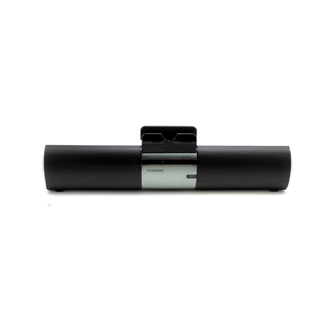 iKANOO BT008 Wireless Bluetooth/Wired 3.5mm Portable Speaker Sound Bar w/ Microphone (Black) | BT008-BLACK