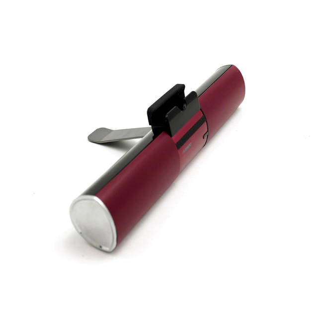 iKANOO BT008 Wireless Bluetooth/Wired 3.5mm Portable Speaker Sound Bar w/ Microphone (Red) | BT008-RED