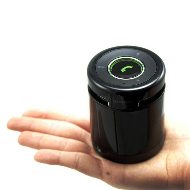 iKANOO BT012 Wireless Bluetooth/Wired 3.5mm Portable Speaker w/ Microphone & Volume Control (Black) | BT012-BLACK