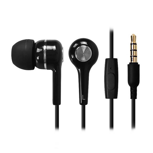 iMicro SP-IMT22 Wired 3.5mm Stereo Earphone (Black) | T22