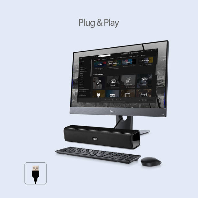 Adesso XTREAM S5 5W x 2 USB-Powered Sound Bar Speaker | XTREAM S5