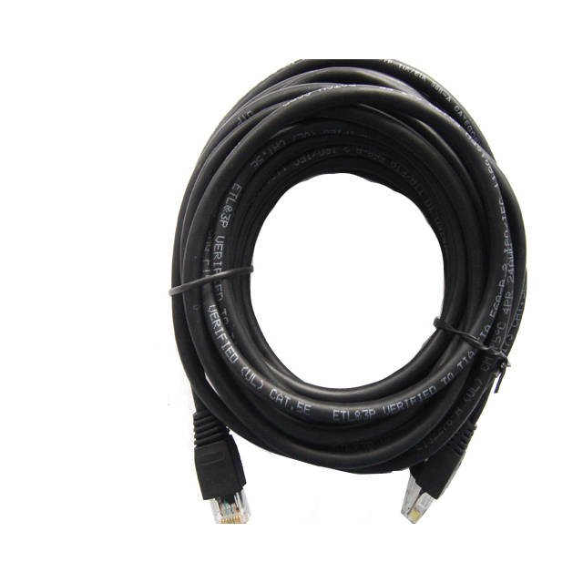 iMicro UTP-4P5E-25BLK 25ft CAT5e Cable (Black) | C5M-25-BKB