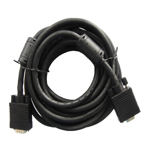 iMicro M8544-1515MF 15ft HD15 Male to HD15 Female SVGA Extension Cable (Black) | SVGA-15-MF