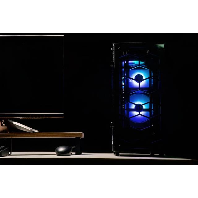 Redragon - Gaming System - Blaze Series - Intel Core i7 13700K 3.4 GHz, NVIDIA RTX 4070 SUPER, 500GB NVME SSD, 32GB DDR5 RAM, 850W Gold PSU, 240mm AIO, Windows 11 Pro 64-bit, Redragon RGB Gaming Keyboard and Mouse included | REDRAGON BLAZE SERIES