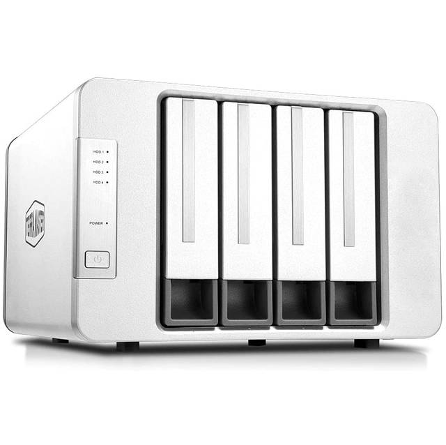 TerraMaster D4-300 USB3.1 Type C 4-Bay Single Disk No RAID Storage External Hard Drive Enclosure (Diskless) | D4-300