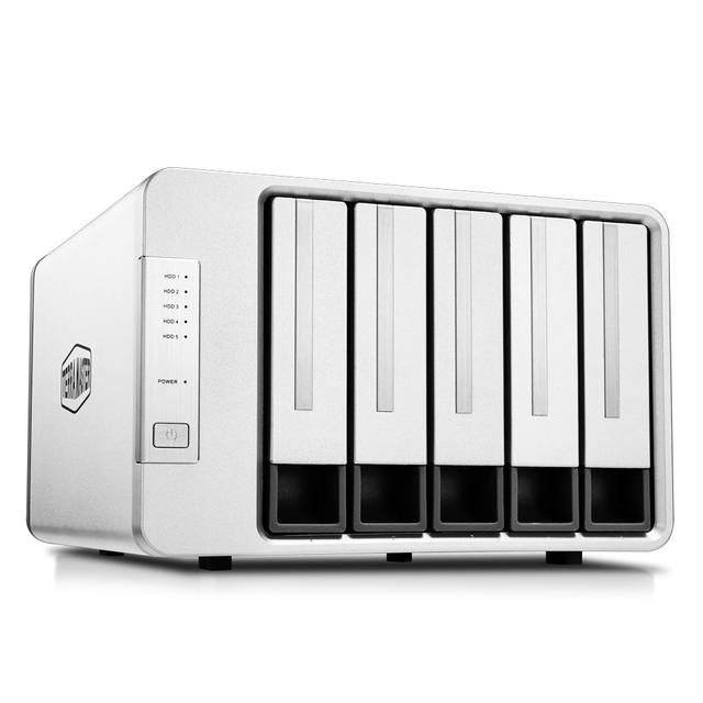 TERRAMASTER D5-300C USB3.1 (Gen1) Type C 5-Bay RAID Enclosure Support RAID 0/1/Single Exclusive 2+3 RAID Mode Hard Drive RAID Storage (Diskless) | D5-300C