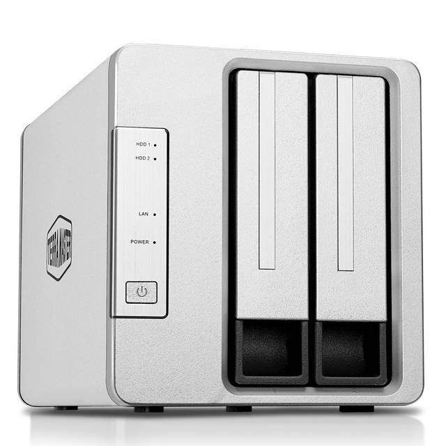 TerraMaster F2-210 2-Bay NAS Quad Core Server Personal Cloud Storage (Diskless) | F2-210