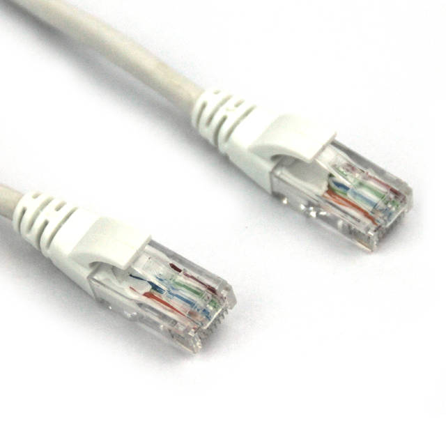 VCOM NP511-150-WHITE 150ft Cat5e UTP Molded Patch Cable (White) | NP511-150-WHITE