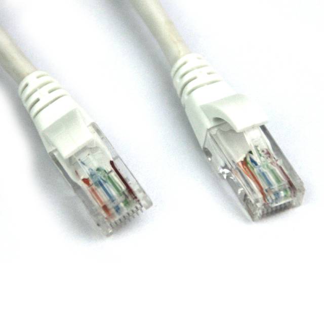VCOM NP511-200-WHITE 200ft Cat5e UTP Molded Patch Cable (White) | NP511-200-WHITE