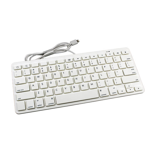 iMicro YBK-S0808 MFI Certified 8-PIN APPLE Keyboard for IPHONE and IPAD (White) | YBK-S0808